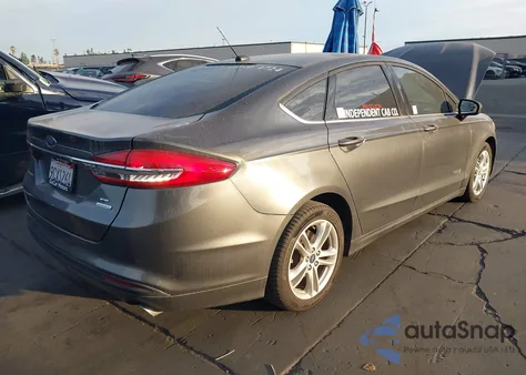 2018 Ford Fusion Hybrid S из США, поврежденный, VIN 3FA6P0UUXJR244829